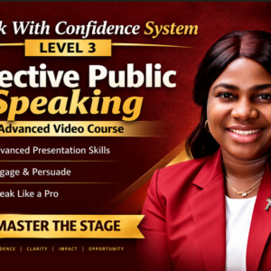Level 3: Effective Public Speaking Course