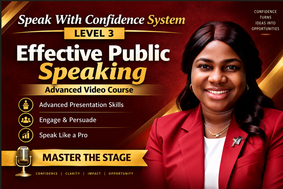 Level 3: Effective Public Speaking Course